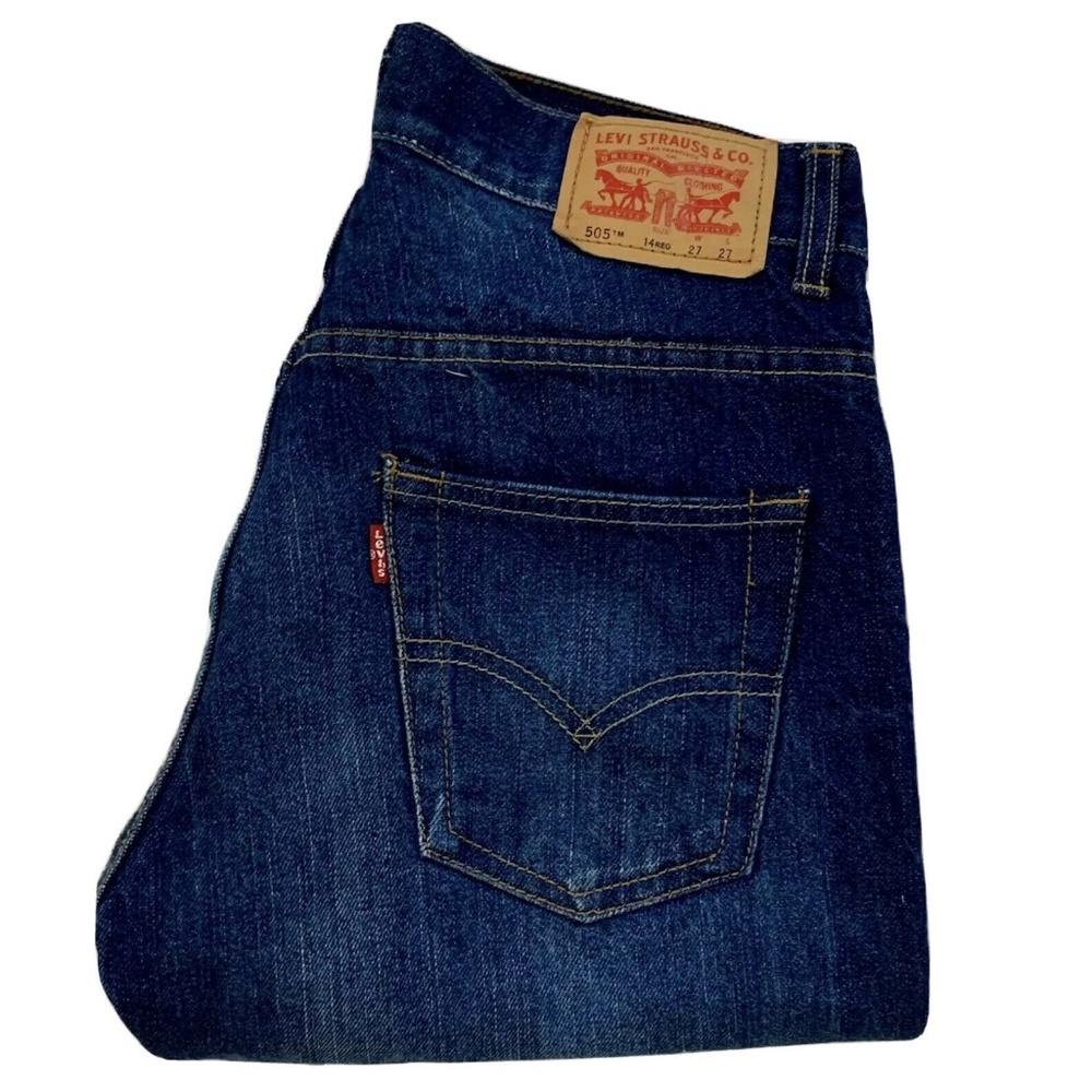Levi's 505 Jeans Straight Leg Denim Pants